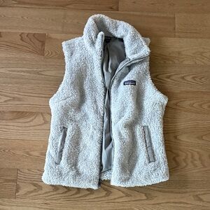 Patagonia Light Grey Fleece Women's Vest